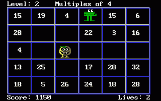 Number Munchers Screenshot