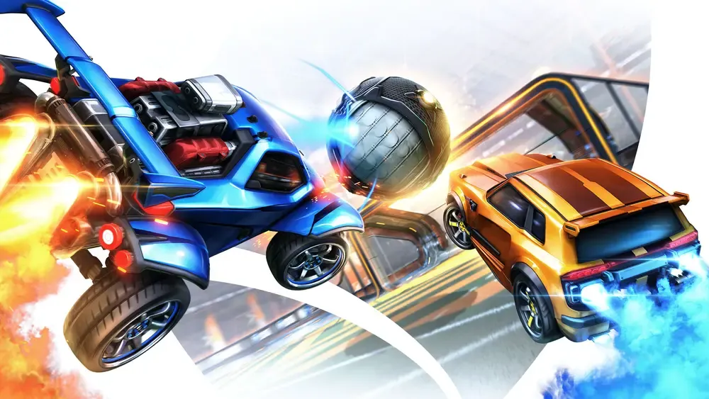 The car soccer video game called Rocket League